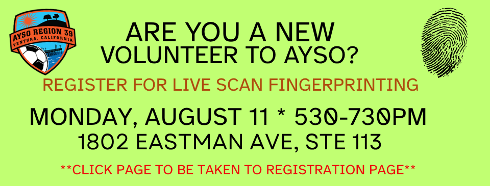 Live Scan on 8-11-2025 in Ventura
