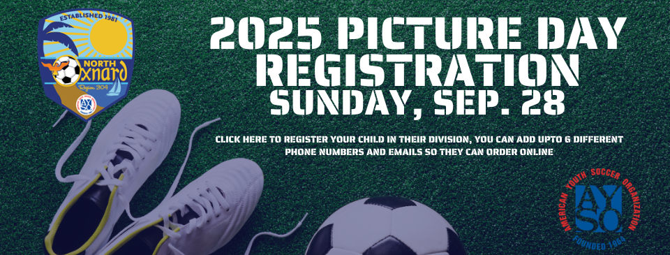 2025 Picture Day Sunday, Sep. 28 Registration