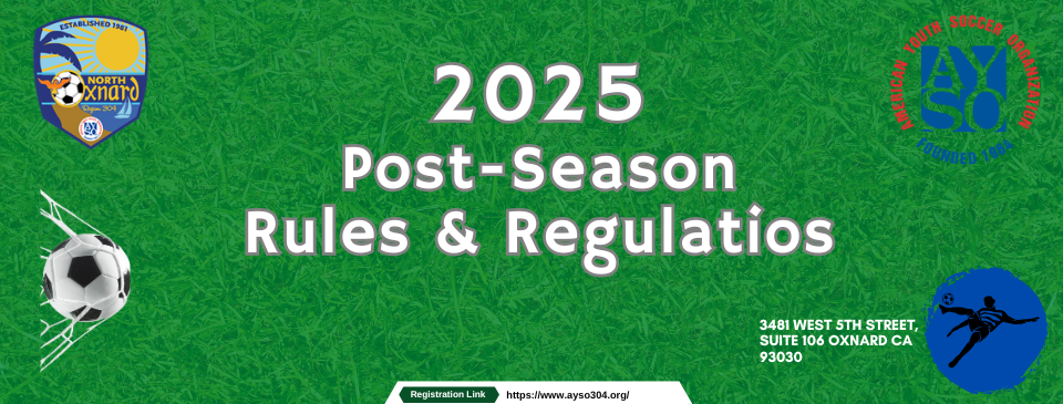 2025 Post-Season Rules & Regulations